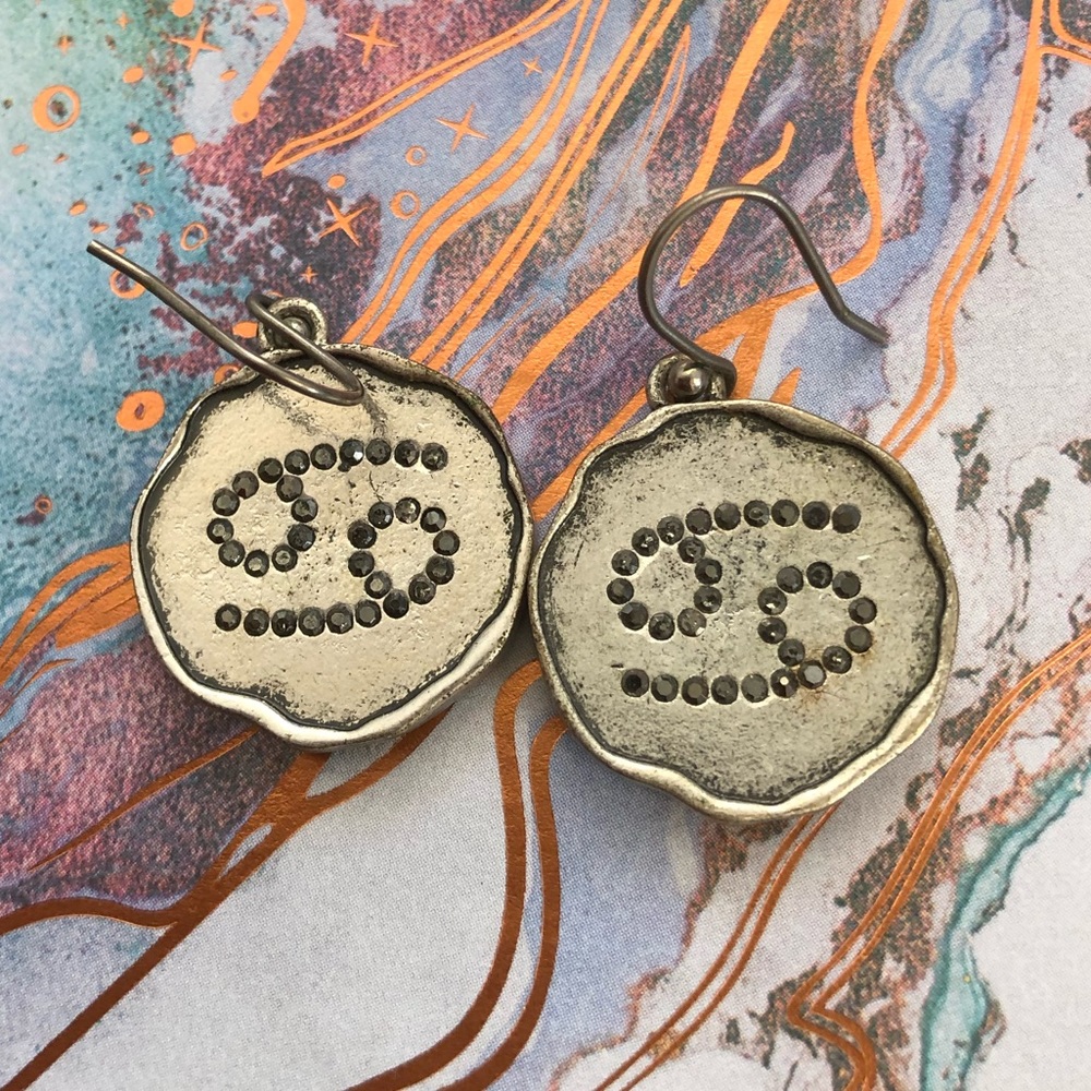 Lucky Brand Cancer Astrology Earrings